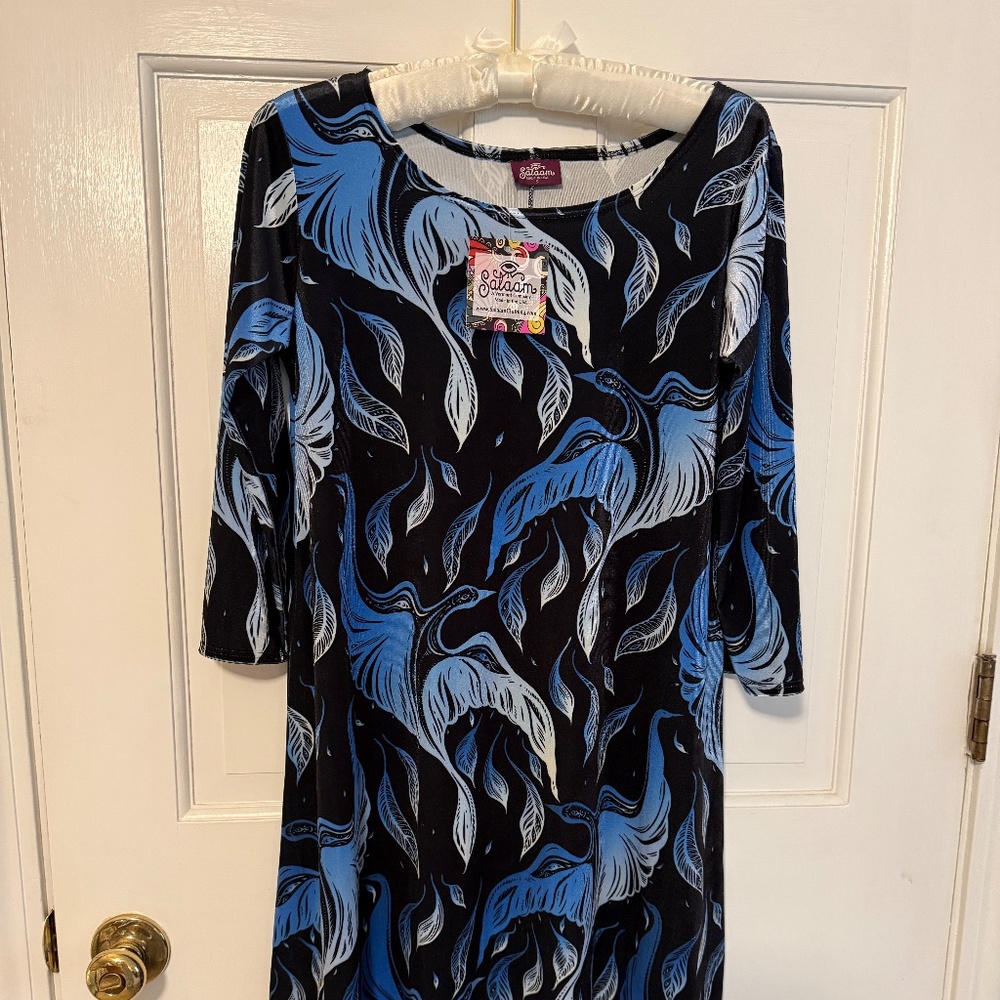 Salaam Lexi Bird Print Dress